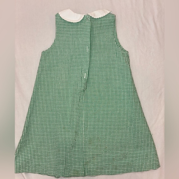 Green and white seersucker sundress - Picture 3 of 3